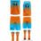 blue-orange-black